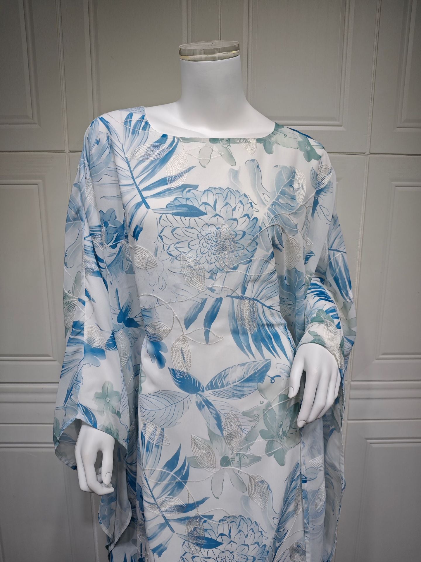 Serenity Bloom Chiffon Abaya