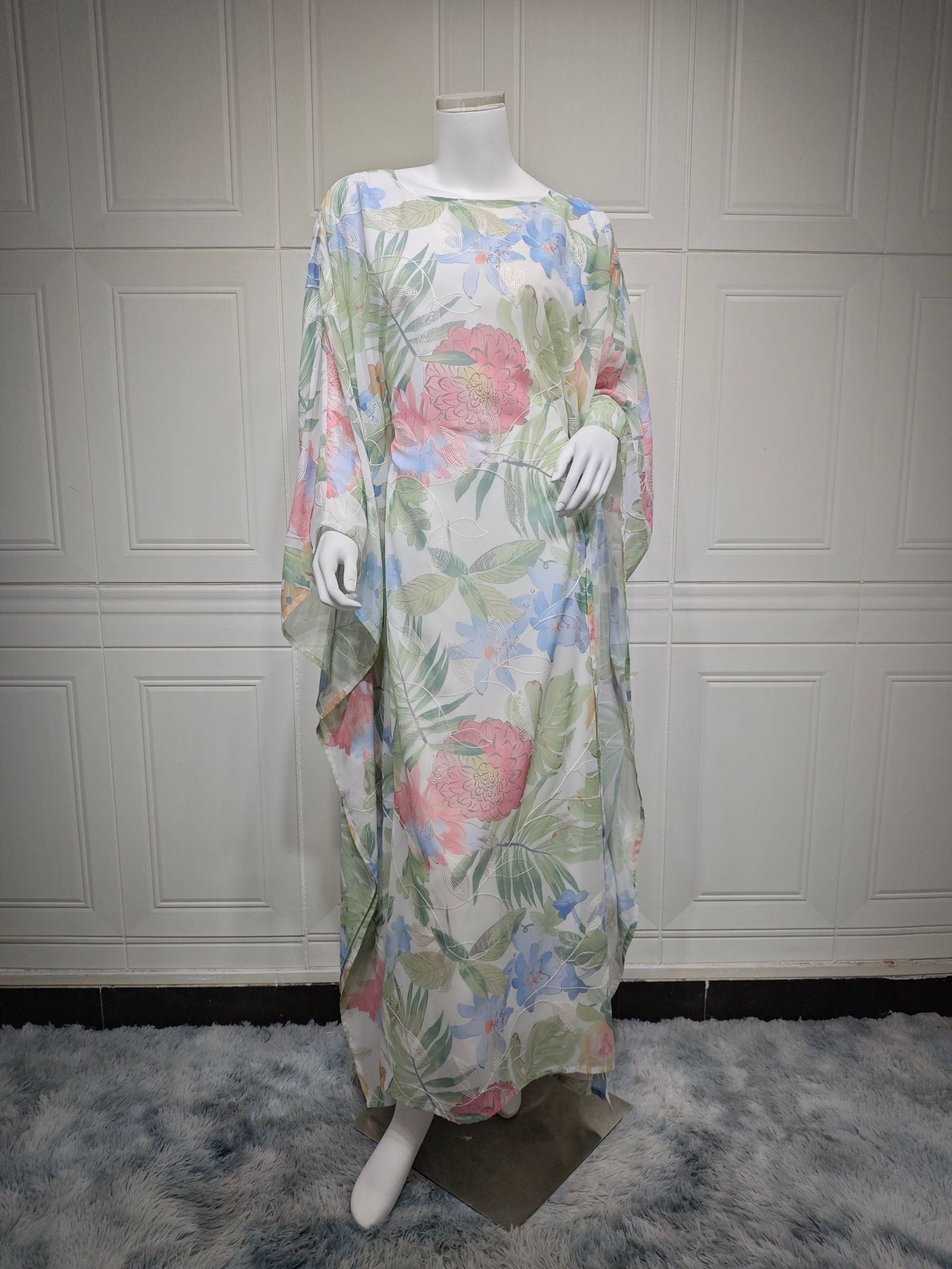 Serenity Bloom Chiffon Abaya