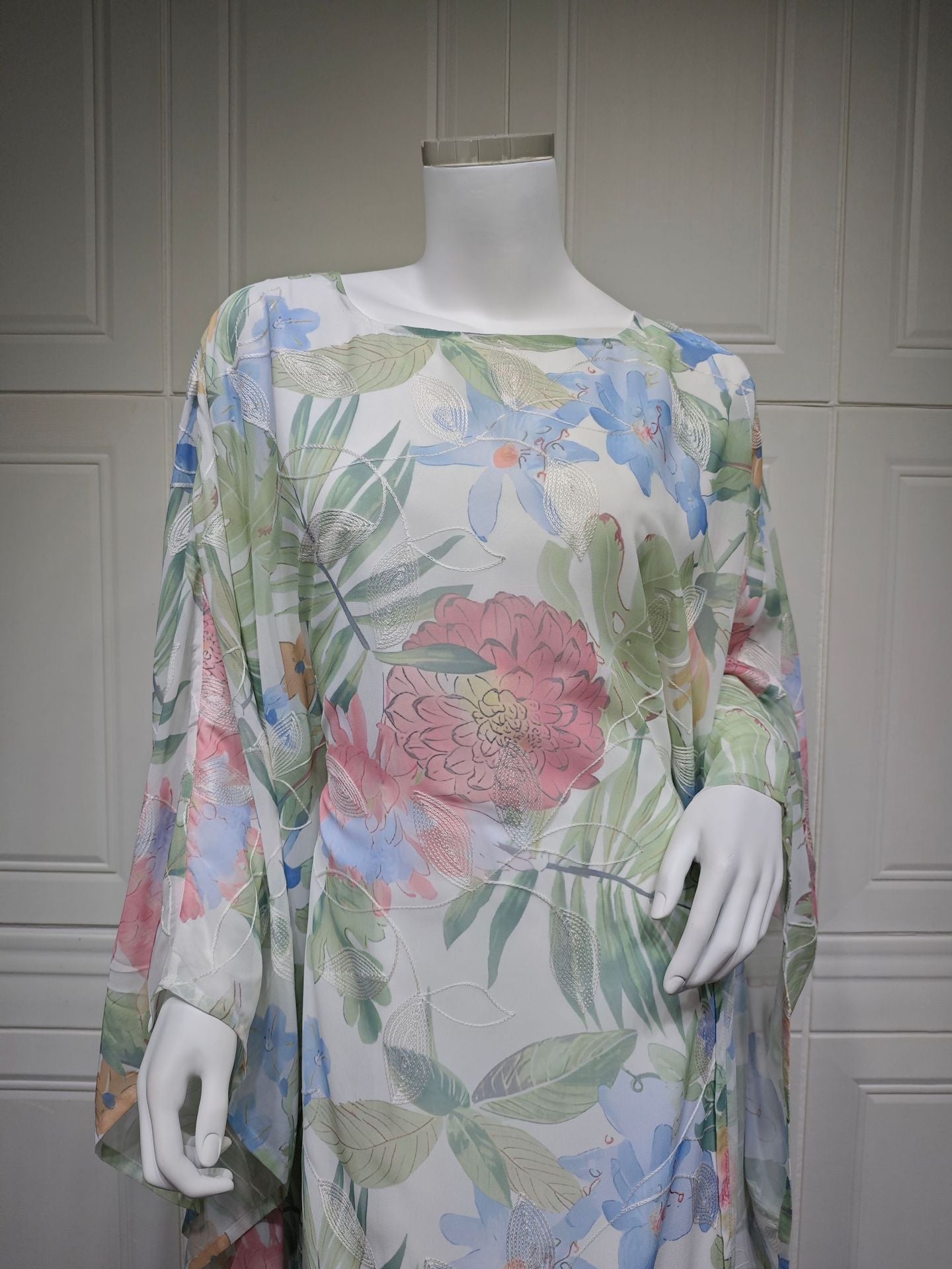 Serenity Bloom Chiffon Abaya